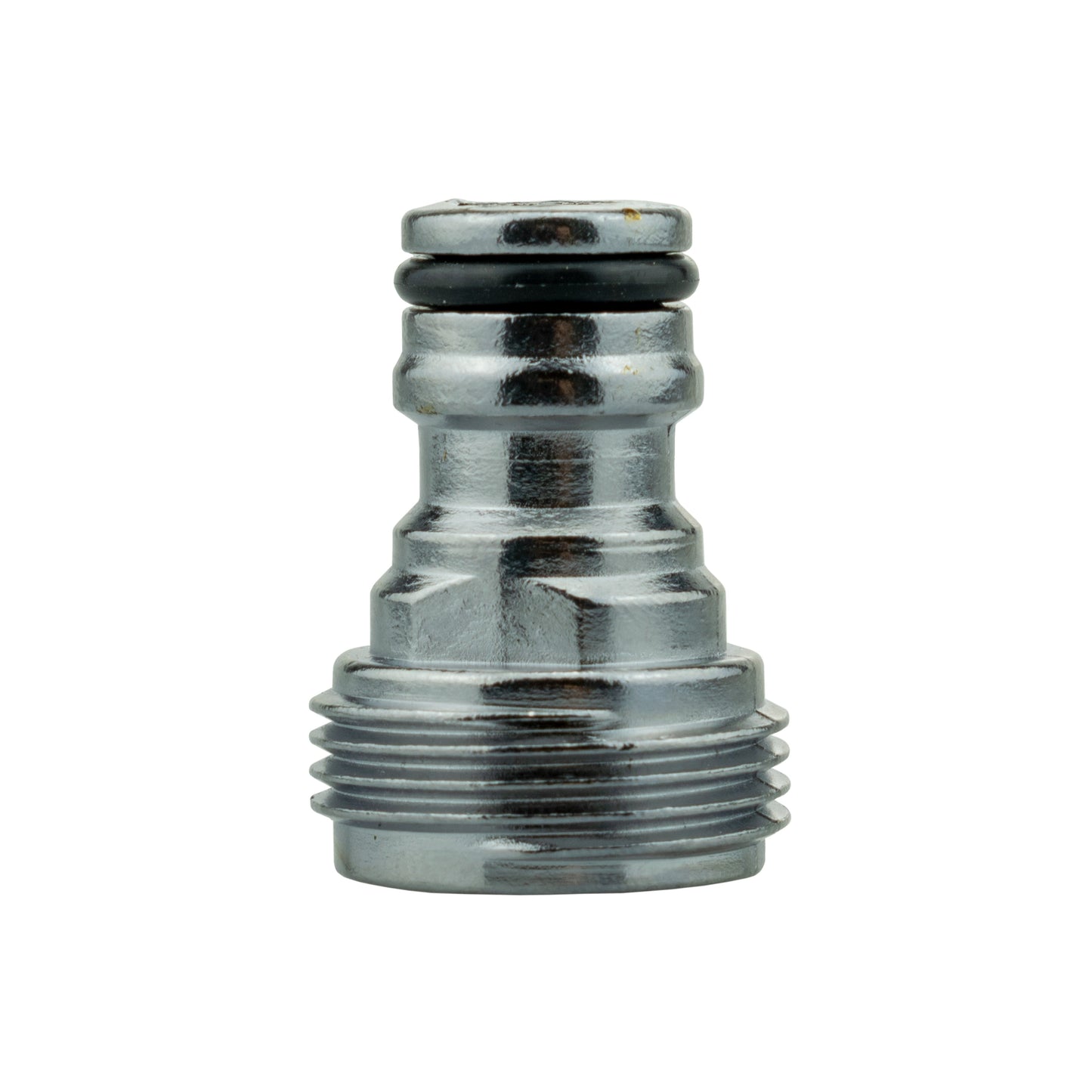 ¾" BSP Male Tap Fitting – Chrome Zinc Quick-Connect Adapter