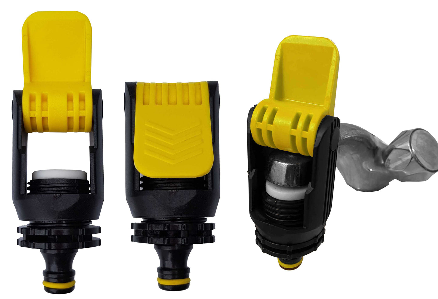 Non-Branded Yellow Adapter for Kitchen Tap