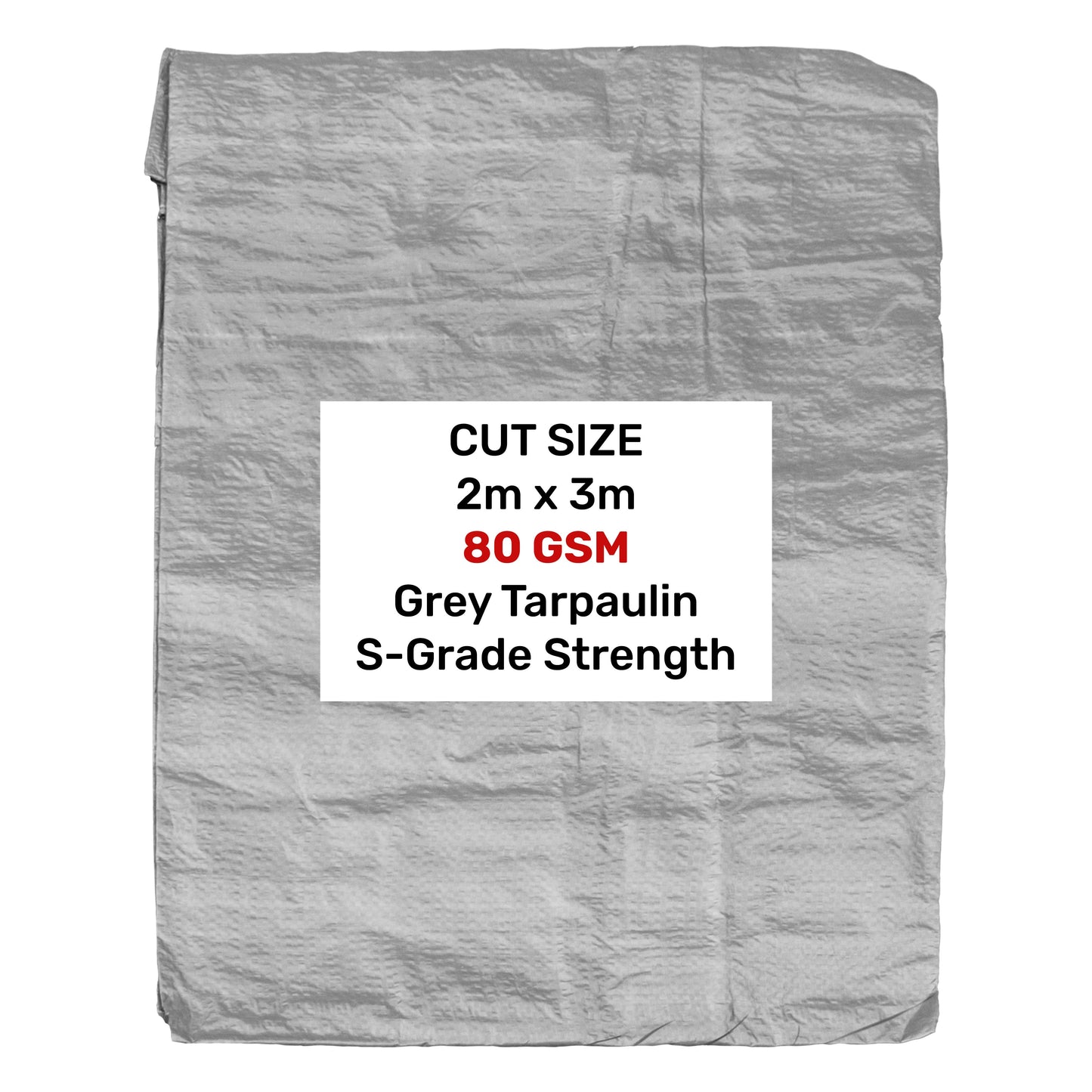 S-Grade Grey Tarp 2m x 3m
