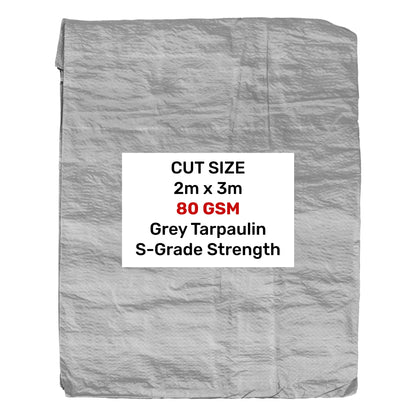 S-Grade Grey Tarp 2m x 3m