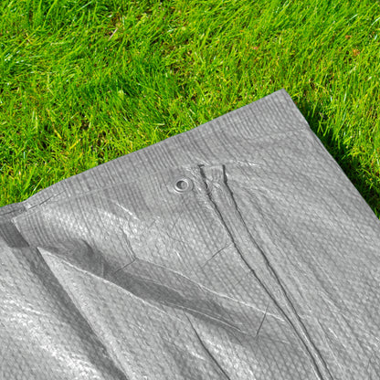 S-Grade Grey Tarp 3m x 3m