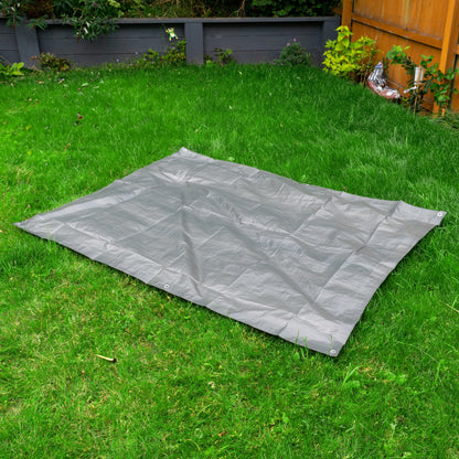 S-Grade Grey Tarp 3m x 3m