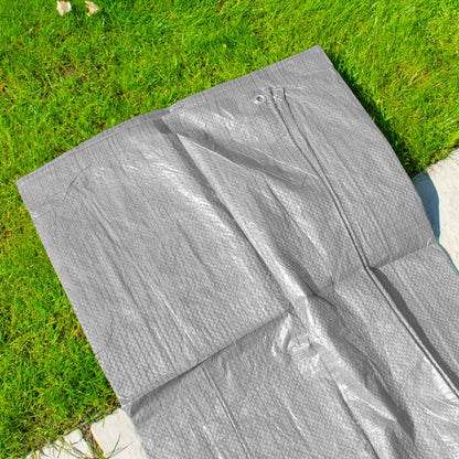 S-Grade Grey Tarp 3m x 3m