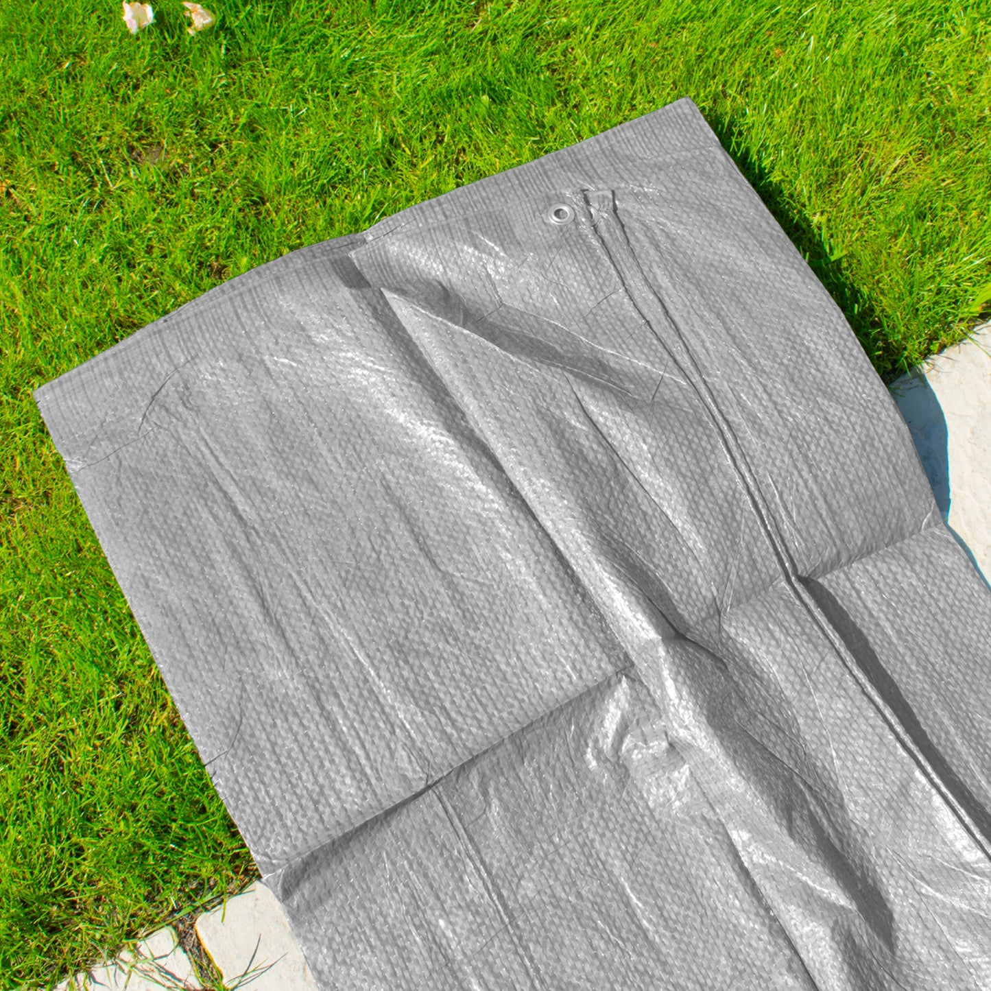 S-Grade Grey Tarp 2m x 3m