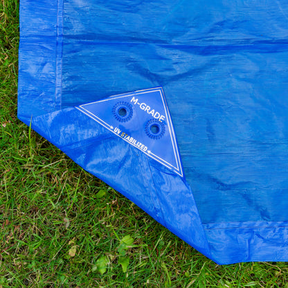 Blue M-Grade LLDPE Tarp 2m x 3m