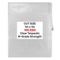 M-Grade Tarp Clear 1m x 1m