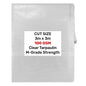 M-Grade Transparent Tarp 3m x 3m