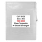 M-Grade Transparent Tarp 3m x 4m