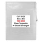 M-Grade Transparent Tarp 5m x 8m