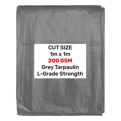 L-Grade Tarp Grey 1m x 1m
