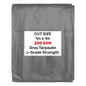 L-Grade Tarp Grey 1m x 1m