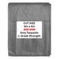 L-Grade Grey Tarp 4m x 4m