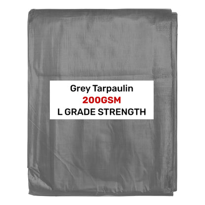 L-Grade Grey Tarp 2m x 4m