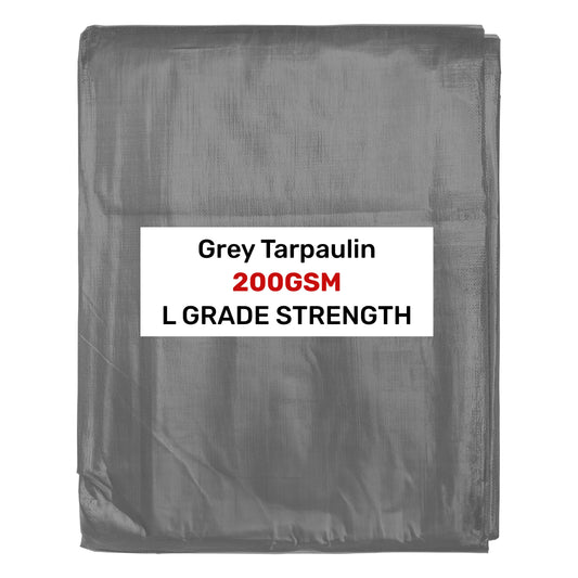 L-Grade Grey Tarp 2m x 4m