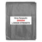 L-Grade Grey Tarp 2m x 4m