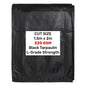 L-Grade Black-Silver Tarp 1.5m x 2m