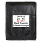L-Grade Black/Silver Tarp 2m x 4m