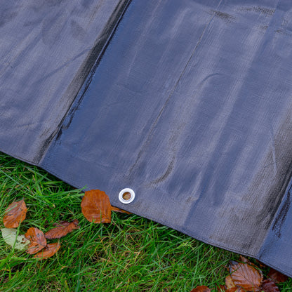 L-Grade Black/Silver Tarp 5m x 8m