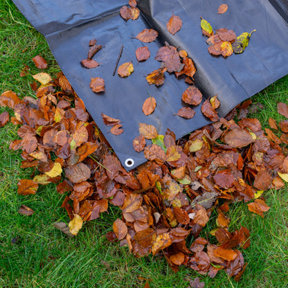 L-Grade Black/Silver Tarp 5m x 5m