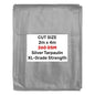 Heavy-Duty Silver Tarpaulin XL-Grade 2m x 4m
