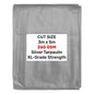 Heavy-Duty Silver Tarpaulin XL-Grade 3m x 5m