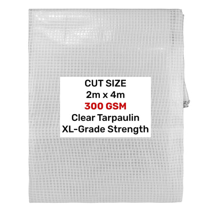 XL Clear Tarp 2m x 4m
