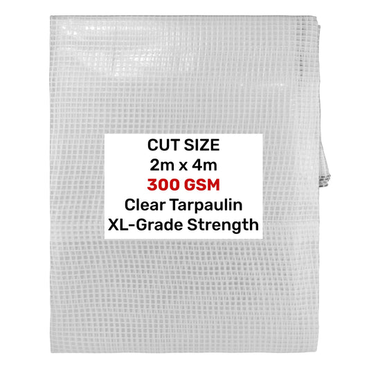 XL Clear Tarp 2m x 4m