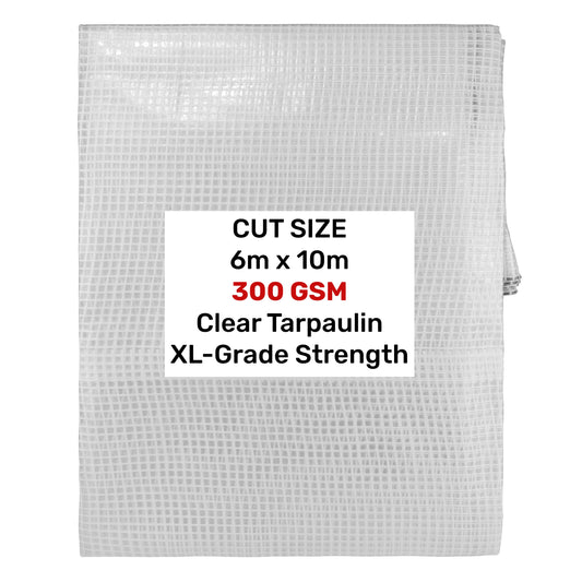XL-Grade Clear Tarp 6m x 10m