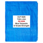 S-Grade Blue Tarp 1.5m x 6m