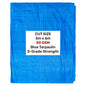 S-Grade Blue Tarp 5m x 6m