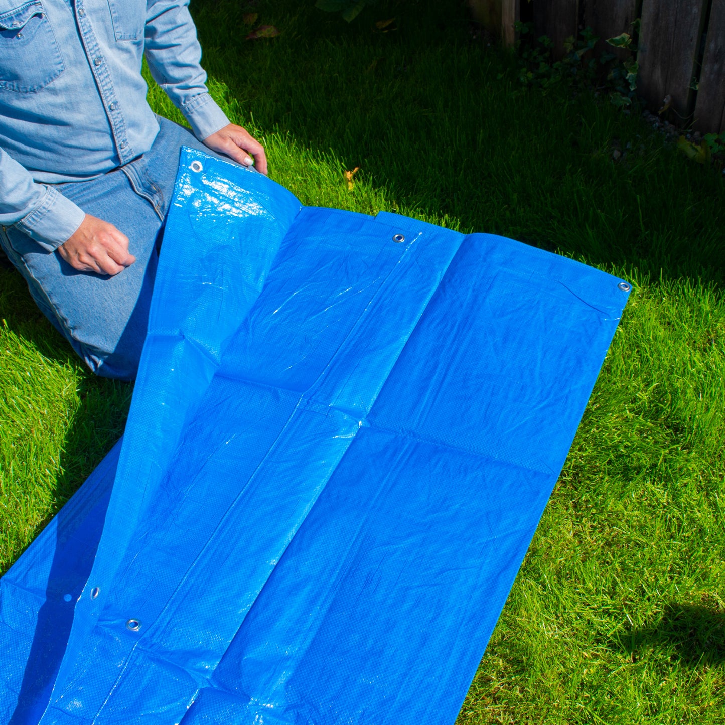 S-Grade Blue Tarp 6m x 8m
