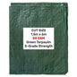 S-Grade Green Tarpaulin Sheet – 1.5m x 6m