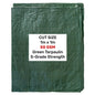 S-Grade Green Tarp 1m x 1m