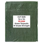 M-Grade Green Tarp 1m x 1m