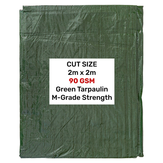M-Grade Green Tarp 2m x 4m