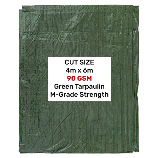 M-Grade Green Tarp 4m x 6m