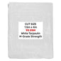 M-Grade White Tarp 1.5m x 4m