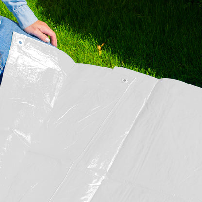 M-Grade White Tarp 1.5m x 2m