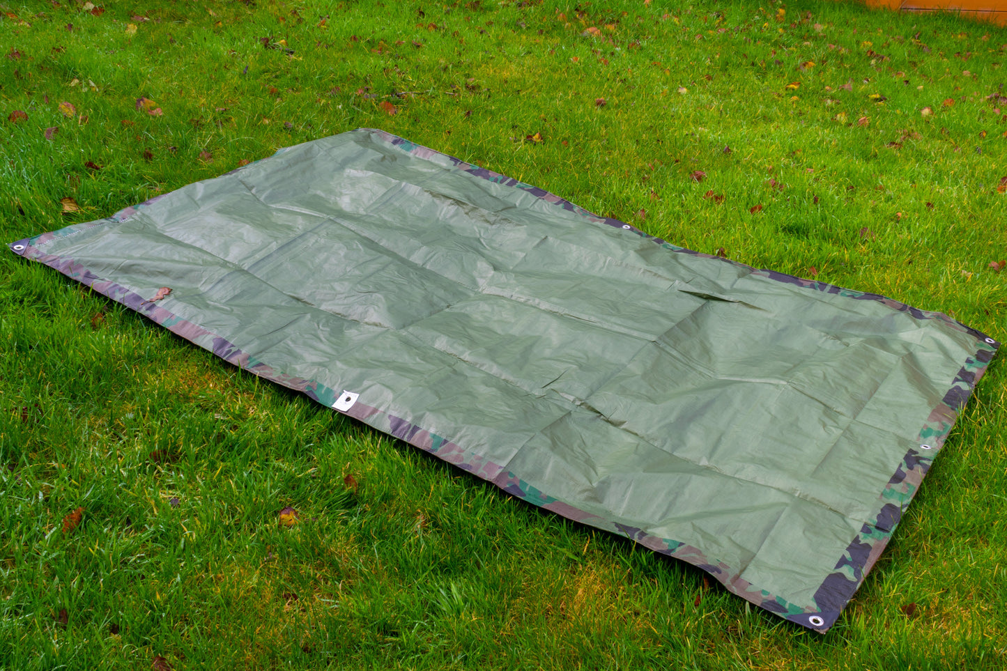1.5m × 3m Camouflage Tarp – M-Grade by BRADAS