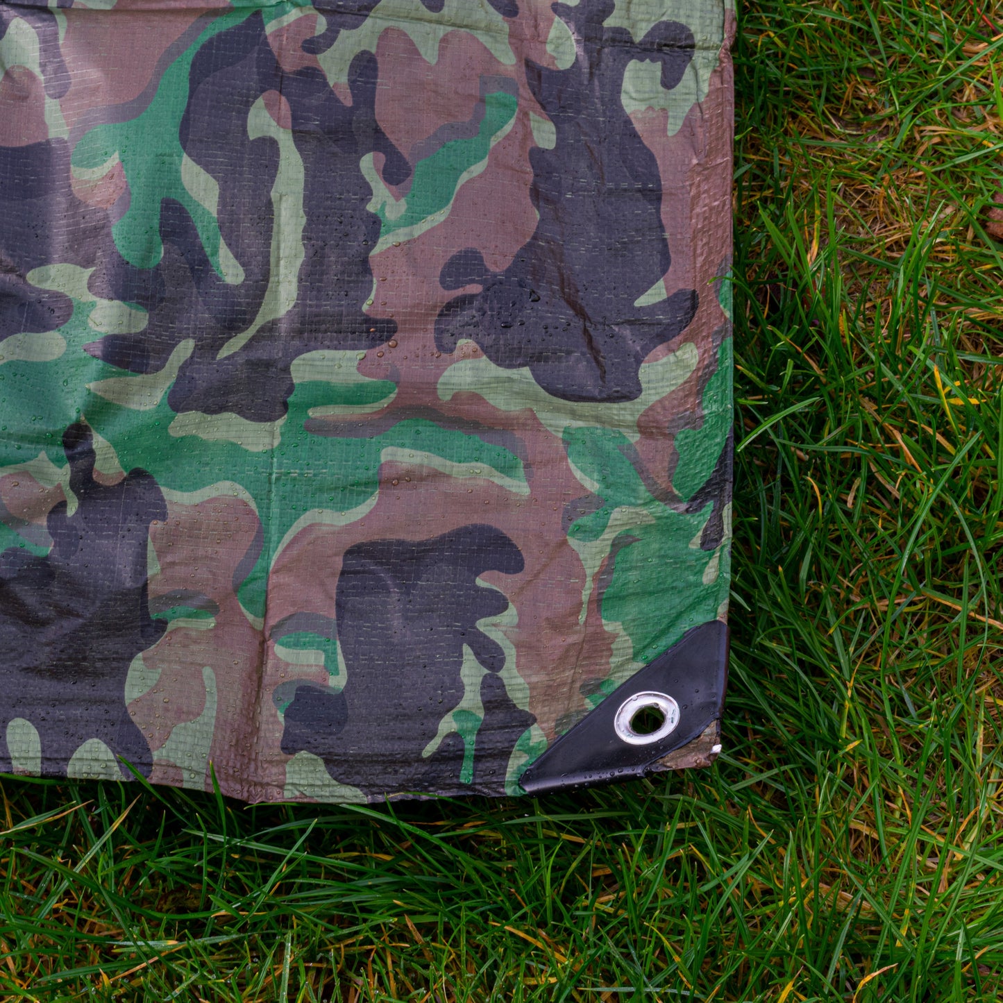 Heavy-Duty Camouflage Tarpaulin 8m x 12m – M-Grade by BRADAS