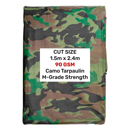 M-Grade Tarp Camouflage 1.5m x 2.4m