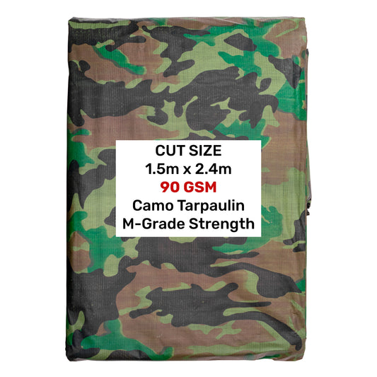 M-Grade Tarp Camouflage 1.5m x 2.4m
