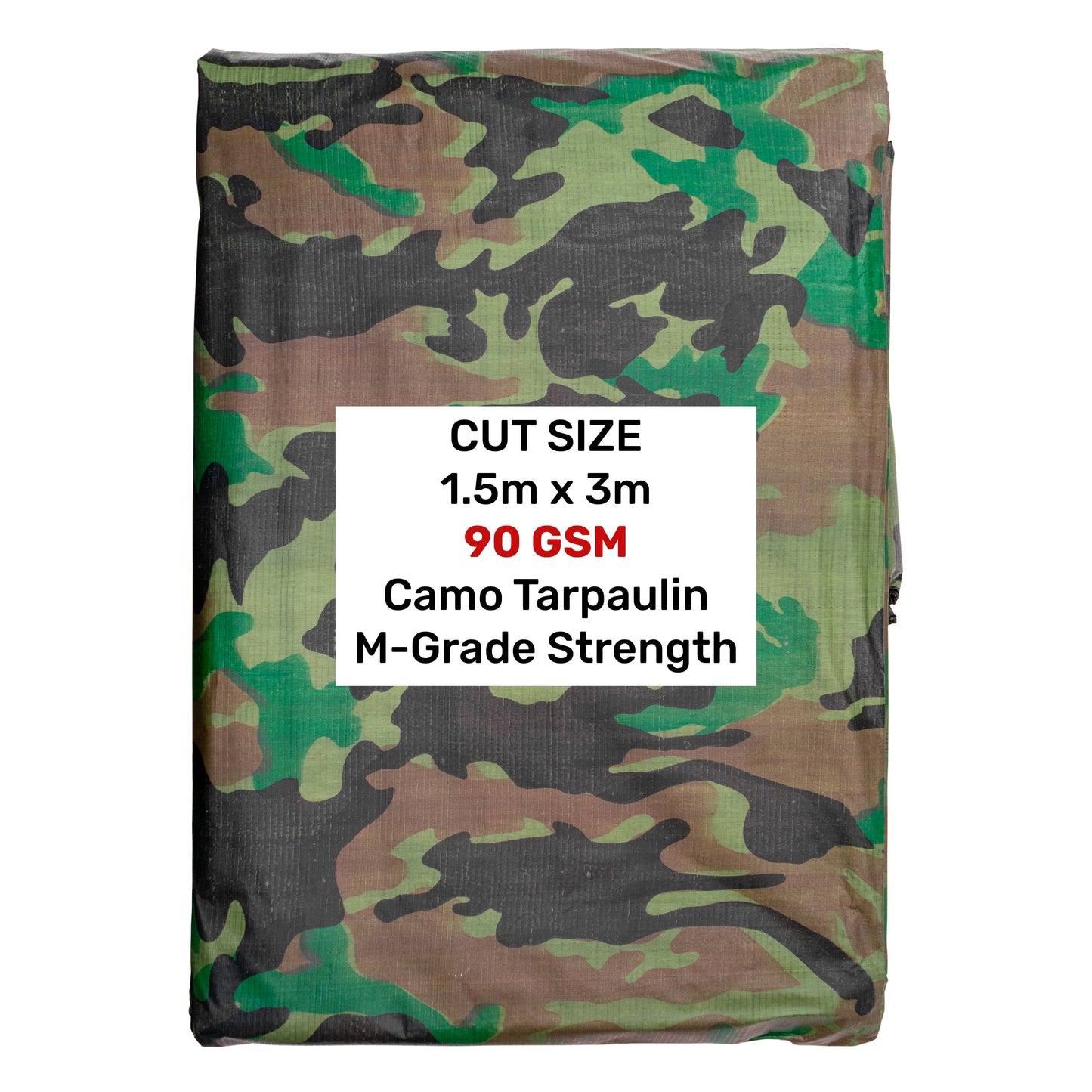 M-Grade Tarp Camouflage 1.5m x 3m