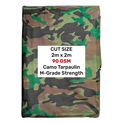 M-Grade Tarp Camouflage 2m x 2m