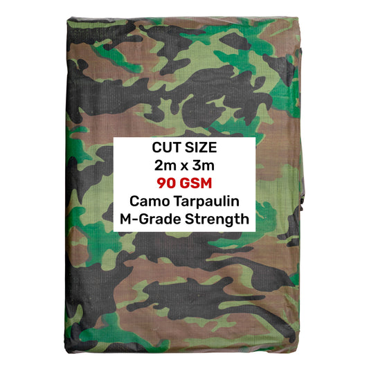 M-Grade Tarp Camouflage 2m x 3m