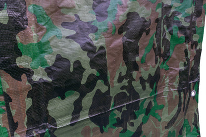 M-Grade Tarp Camouflage 1m x 1m