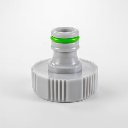 Green/Grey Female Tap Fitting Compatible with 3/4" or ½" BSP Female Threads