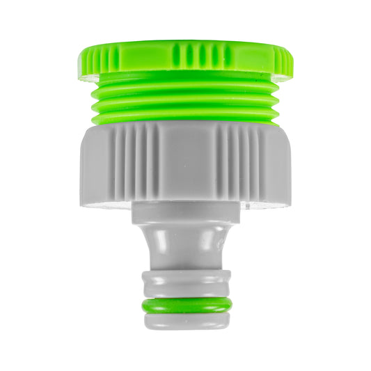Green/Grey Female Tap Fitting Compatible with 1" or 3/4" BSP Female Threads
