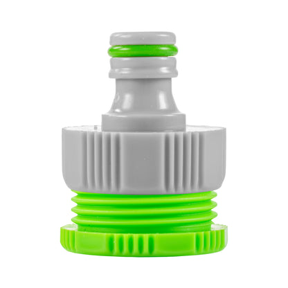 Green/Grey Female Tap Fitting Compatible with 1" or 3/4" BSP Female Threads