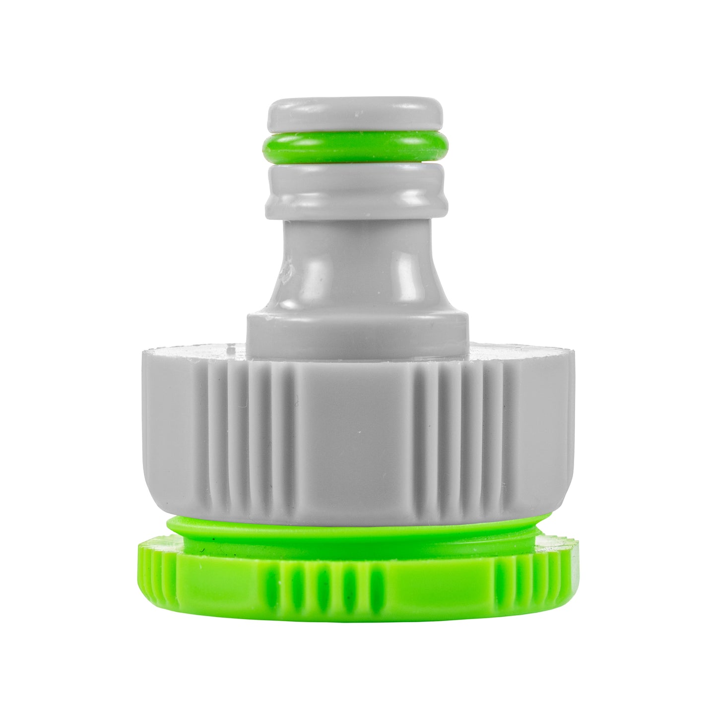 Green/Grey Female Tap Fitting Compatible with 3/4" or ½" BSP Female Threads